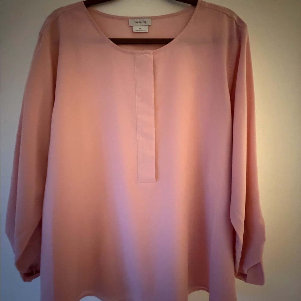 Van Heusen Mauve Pink Women's Blouse